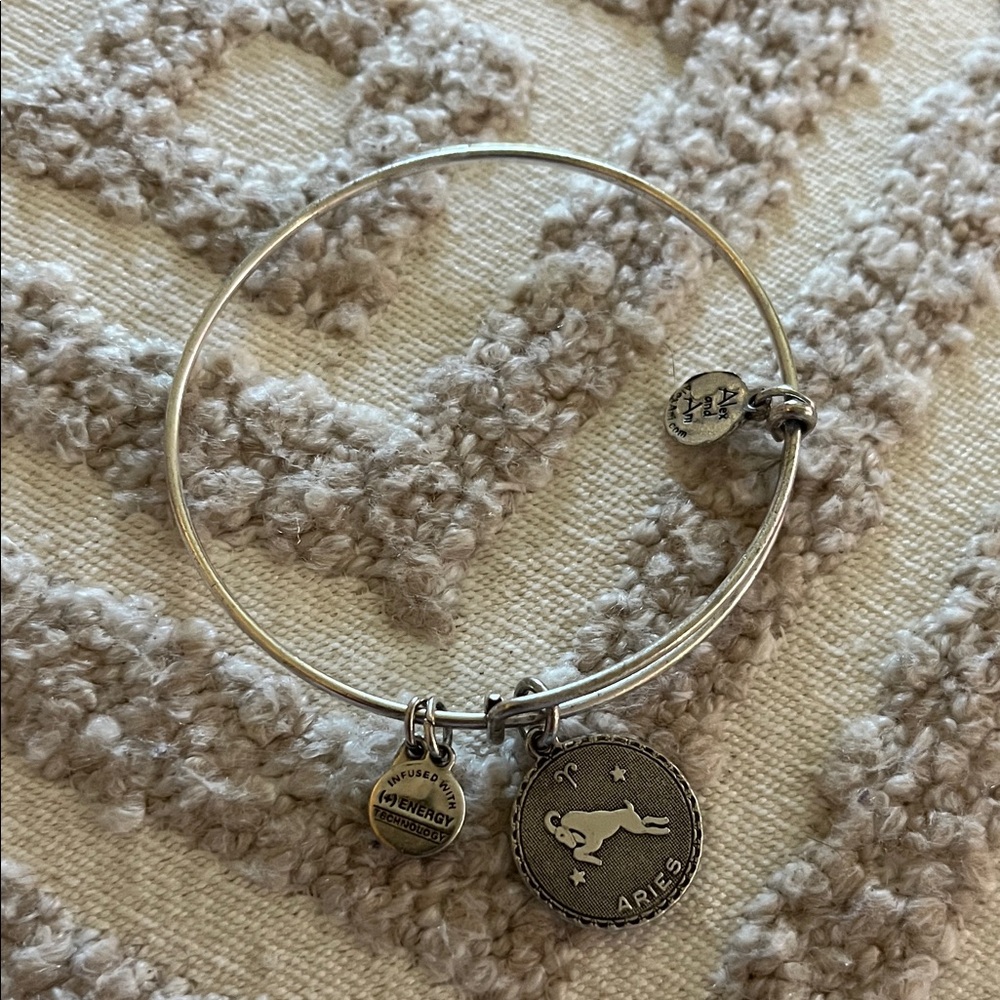 Alex and Ani Aries Charm Bracelet